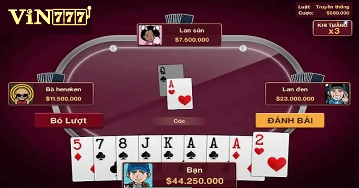 Game Bài Vin777 - Trải Nghiệm Sòng Bài Casino Quốc Tế Thu Nhỏ 6 Tiến lên